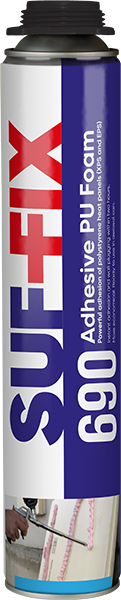690 КЛЕЙ-ПЕНА ПОЛИУРЕТАНОВАЯ ДЛЯ ПЕНОПОЛИСТИРОЛА И ПЕНОПЛАСТА